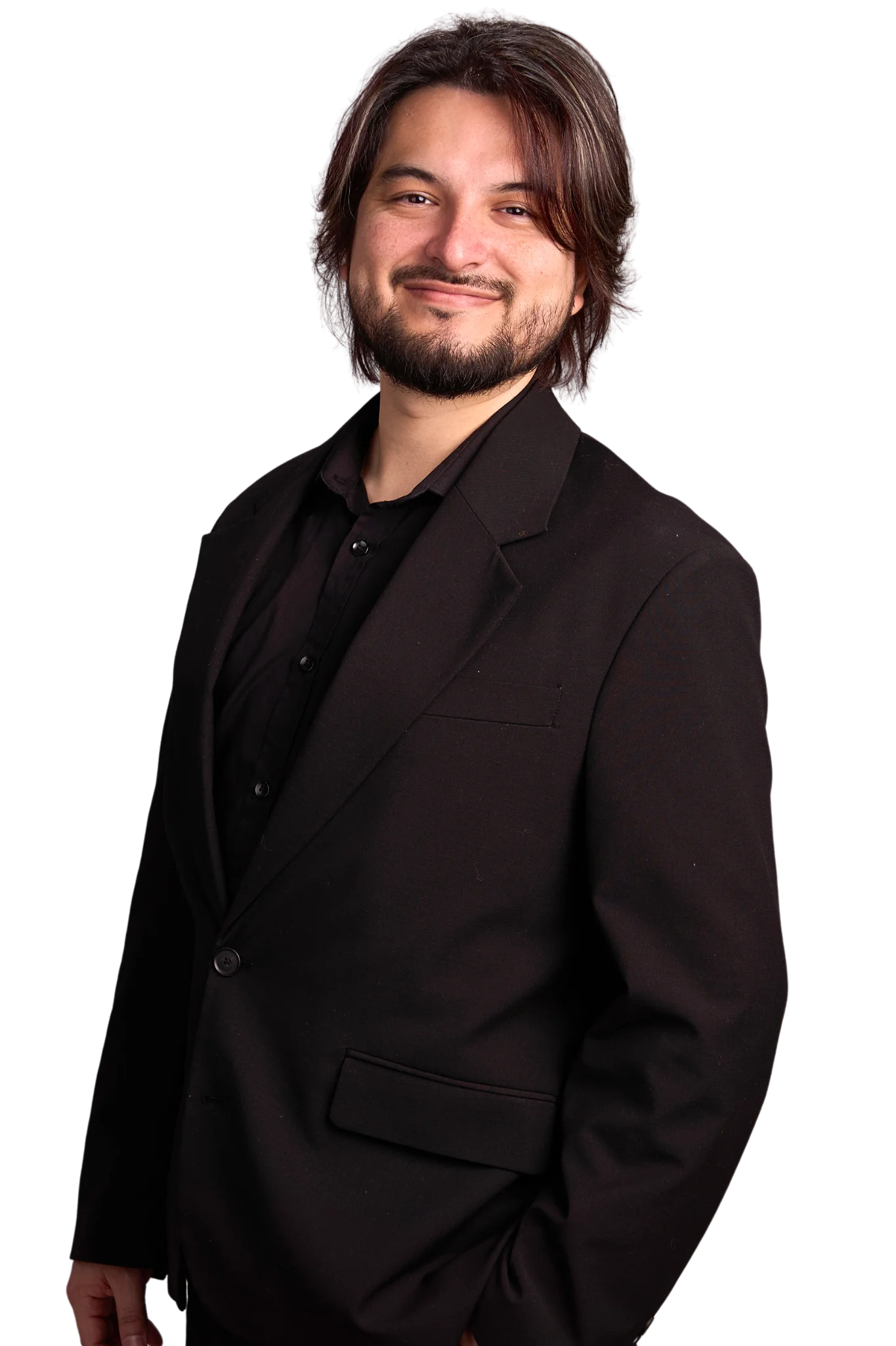 Foto de Dustin Calderón, compositor y profesor de Teatro Musical